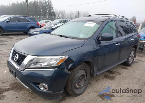 2015 Nissan Pathfinder Sv из США, поврежденный, VIN 5N1AR2MM4FC684511